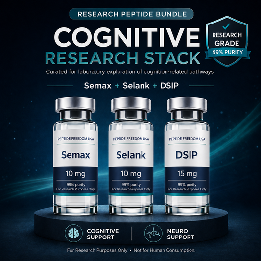 Cognitive Research Stack - Semax + Selank + DSIP