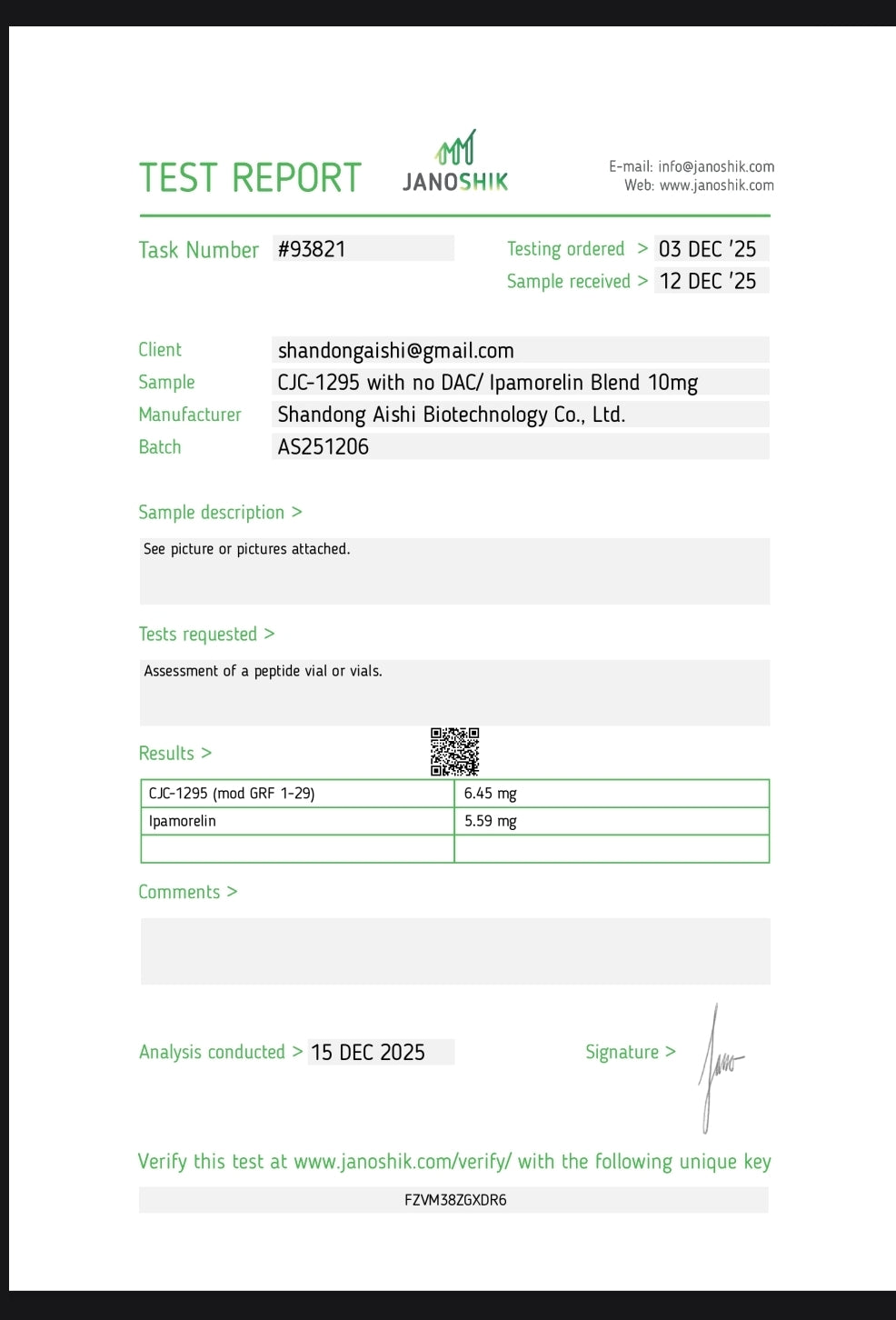 CJC/IPA – 10mg